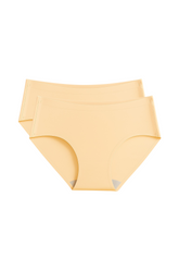 Seamless Bonded Hipster Panty - Beige & Beige